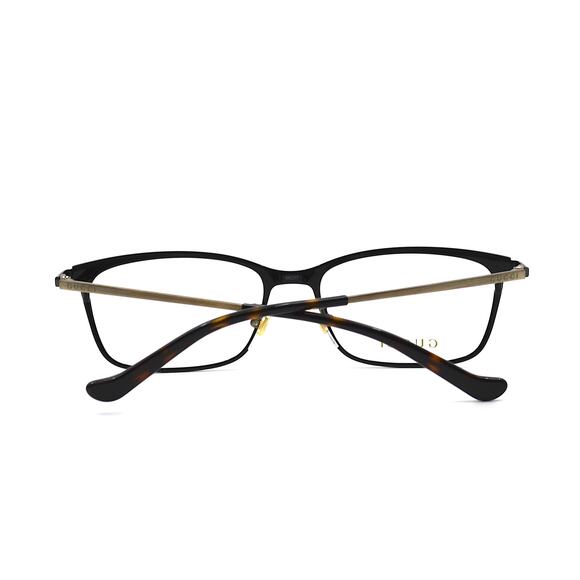 NEW GUCCI GG1030OJ 001 BLACK GOLD TITANIUM EYEGLASSES FRAME - Picture 8 of 16